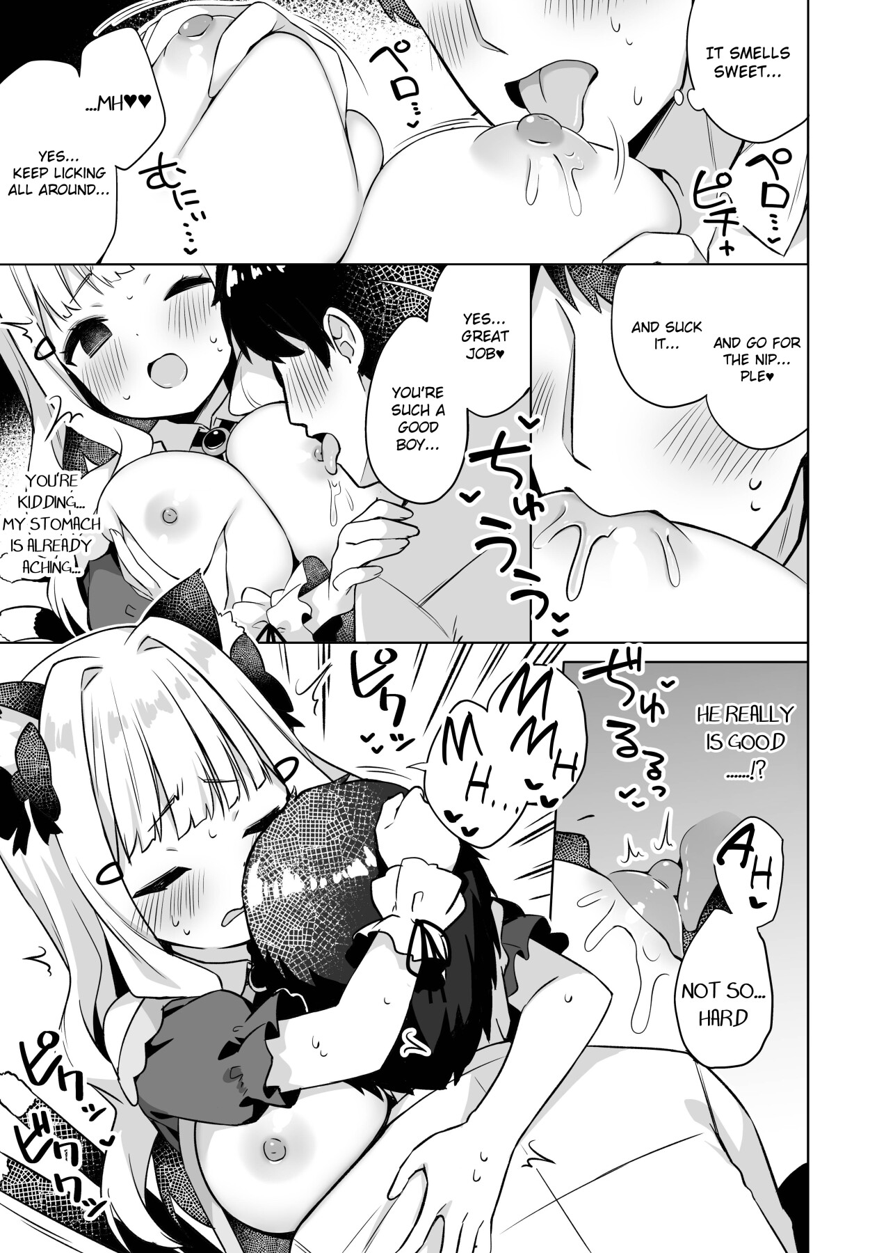 Hentai Manga Comic-A book about having sex with a tiny cat-eared girl using a magic book you picked up-Read-8